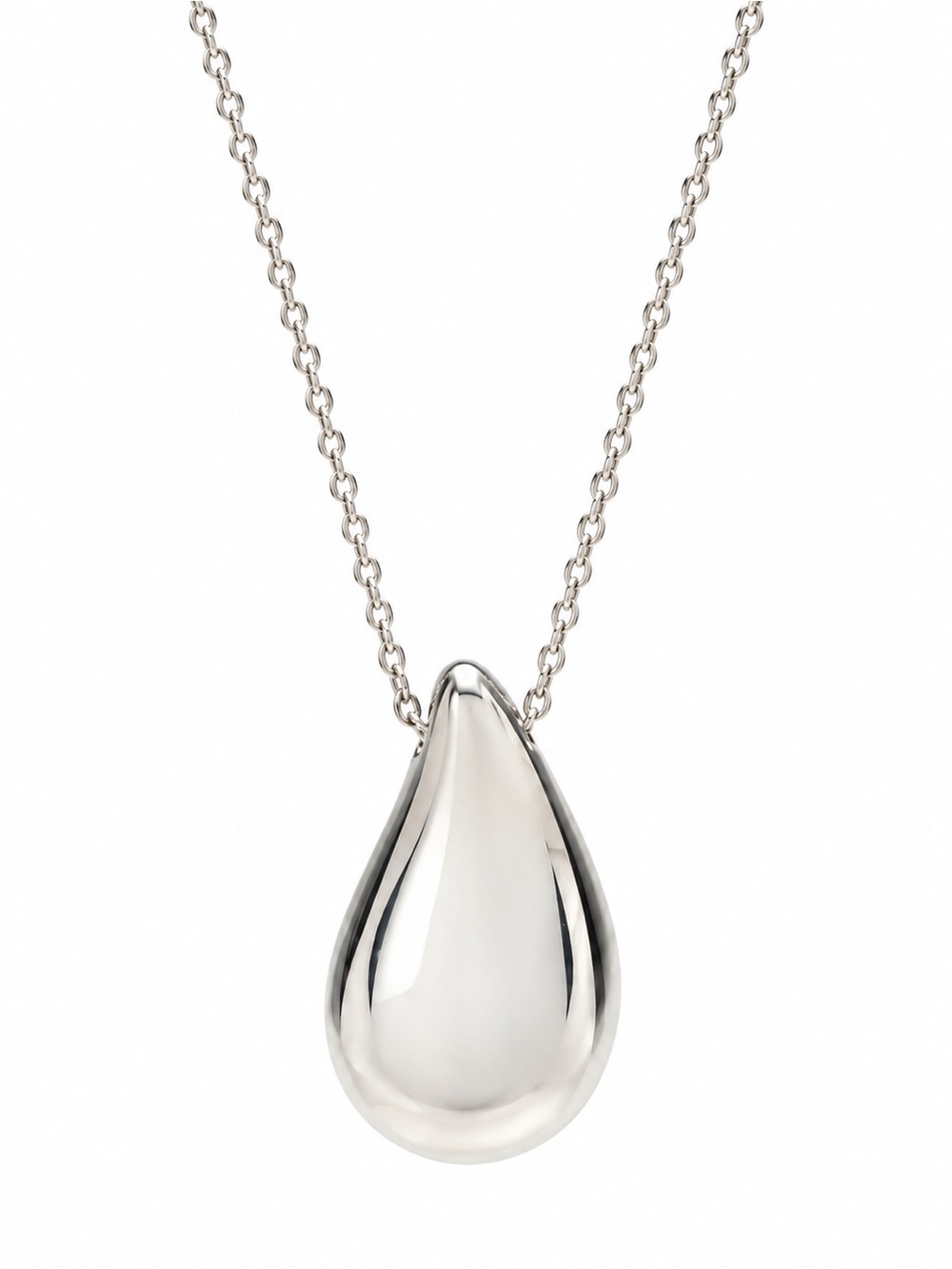 Tiffany & Co. Vintage Elsa Peretti Large Teardrop Sterling Silver Necklace
